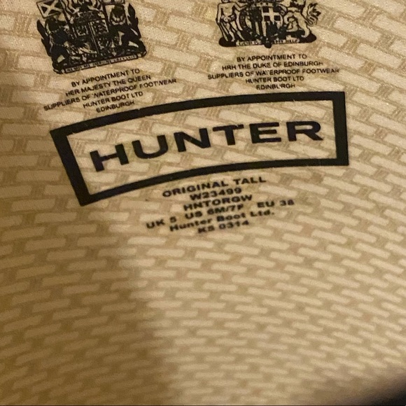 Hunter Original Tall Rain Boots - Picture 8 of 8